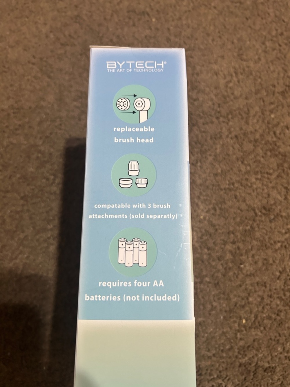 Bytech Pink Power Scrubber - Detachable Brush Head - Picture 3 of 3